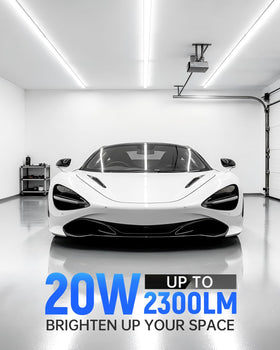 SUNLINKCO 6500K cool white light for clear visibility in utilities.