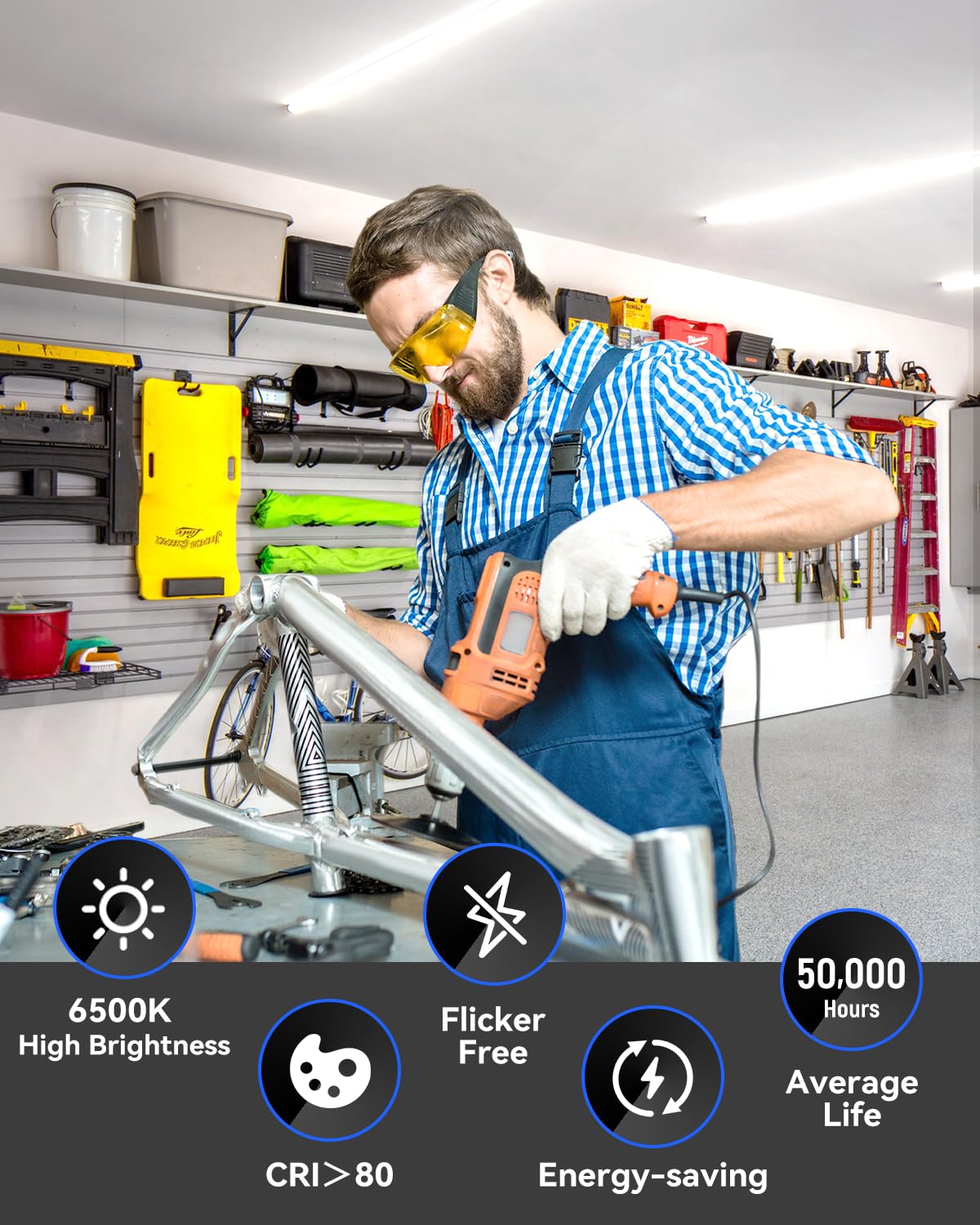 SUNLINKCO long lifespan up to 50,000 hours reduces replacements.