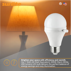 Sunlite Shabulb travel-ready with universal voltage for Shabbat anywhere.