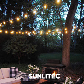 Sunlitec LED string lights provide multiple modes for mood lighting.