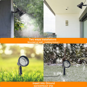SUNLONG IP65 weatherproof spotlight withstands rain and heat for year-round use.
