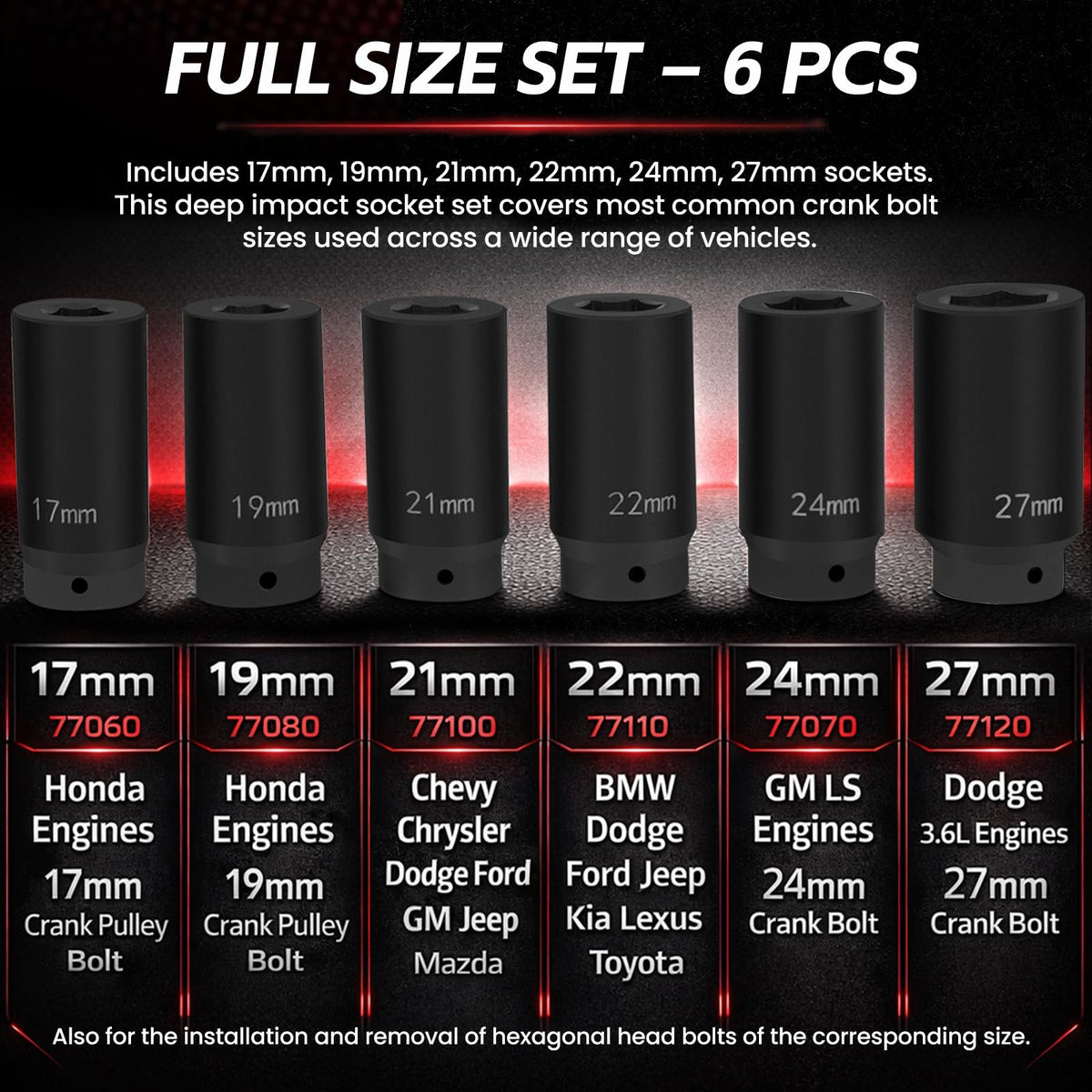 Sunluway 21mm weighted crank socket handles seized bolts