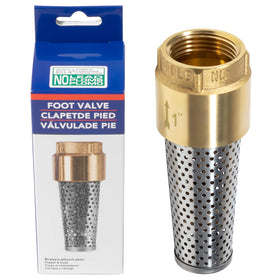 Sunluway 1-inch foot valve body in no-lead brass for safe water use