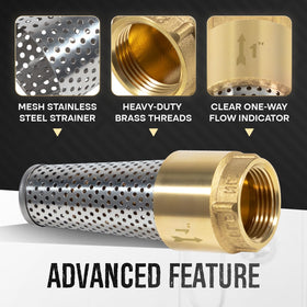 Sunluway stainless steel spring supports reliable prime retention