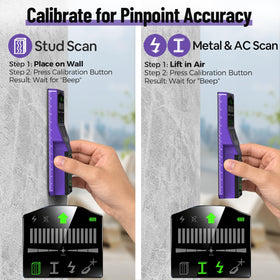 SUNMAY built-in ruler, surface magnet, and LCD display for quick measurements