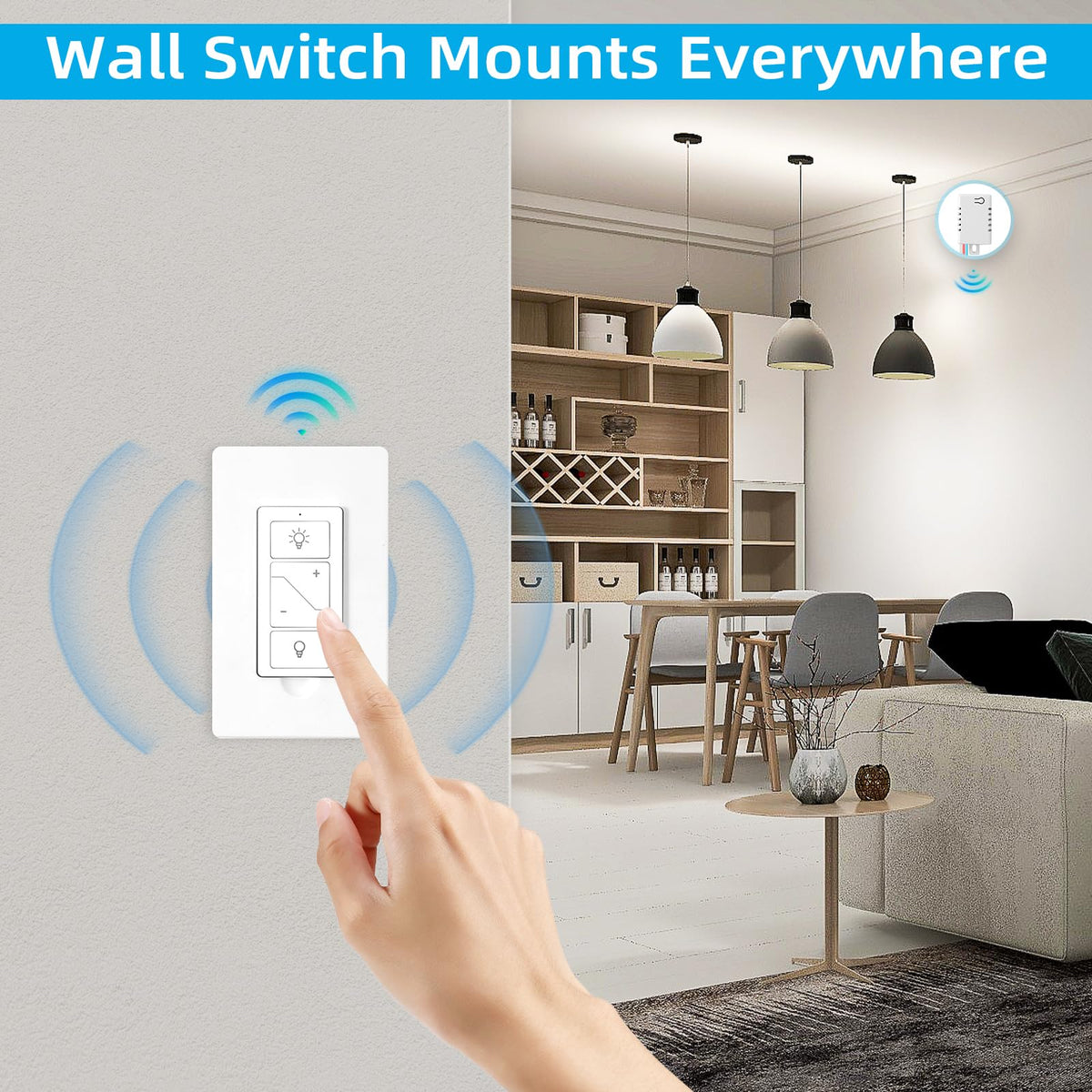Receiver unit centralizes dimming control for fixtures.