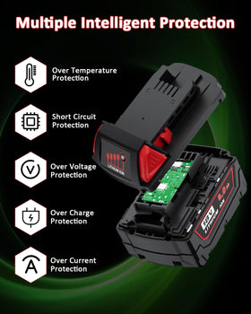 Sunmokite protection circuitry illustrating overcharge and overheat safeguards.