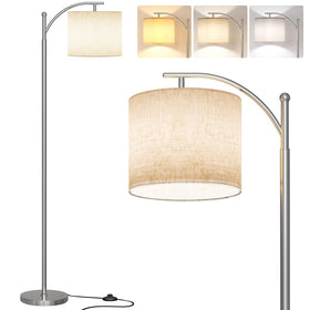 SUNMORY Arc Floor Lamp, arch design suitable for versatile living room lighting.