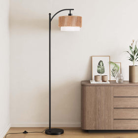 SUNMORY arc lamp ships with easy to follow assembly instructions.
