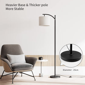 SUNMORY Arc Floor Lamp easy assembly comes with clear instructions.