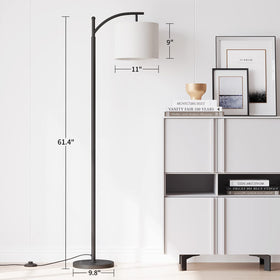 SUNMORY Arc Floor Lamp foot switch frees your hands during daily tasks.