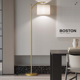 SUNMORY Arc Floor Lamp head rotates up to 270 degrees for versatile angles