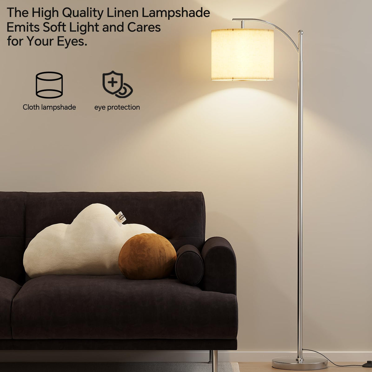 SUNMORY LED bulb included provides quick setup and bright, adjustable illumination.
