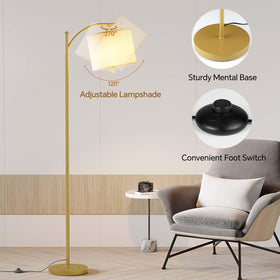 SUNMORY LED bulb included for energy-efficient lighting with three temperatures