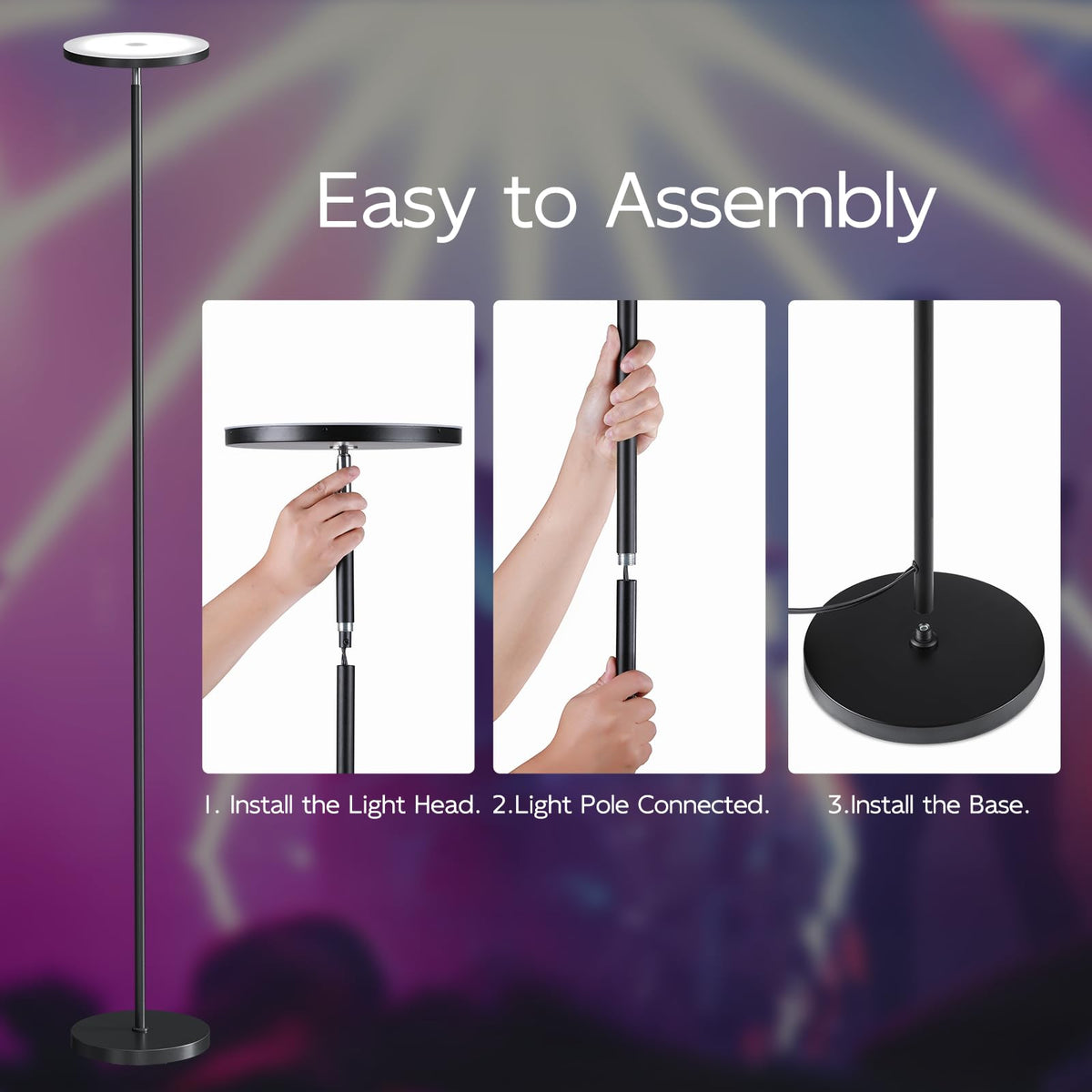 SUNMORY quick assembly video guide ensures setup in minutes