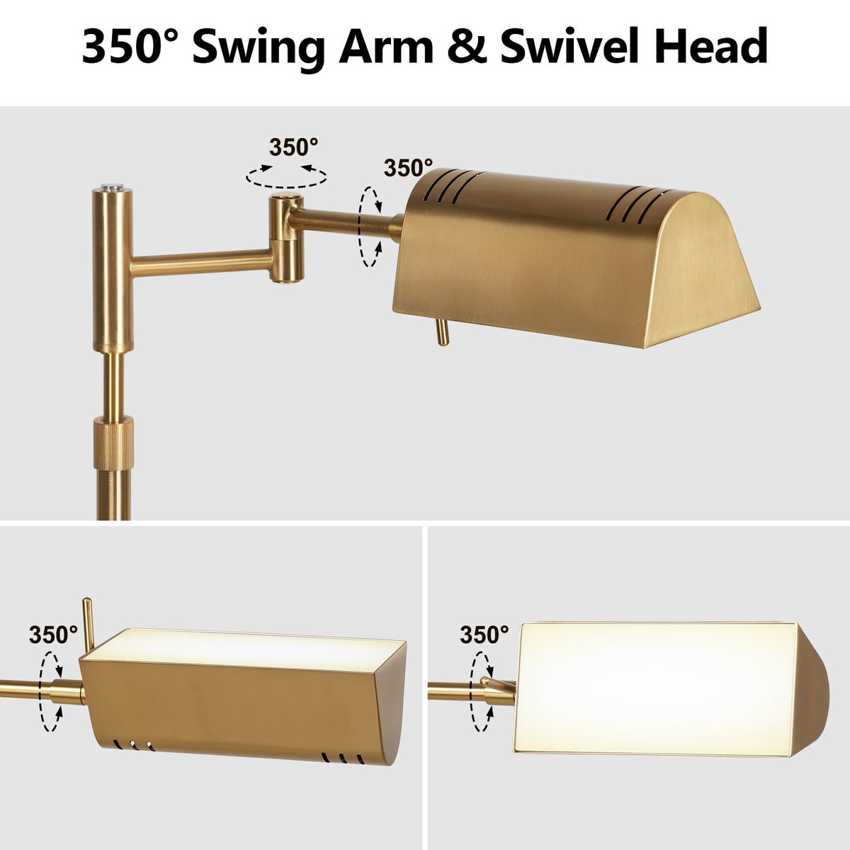 SUNMORY gold finish adds elegant style to any space