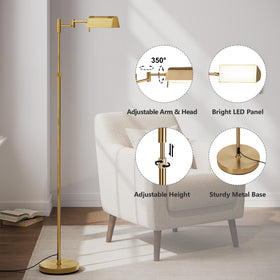 SUNMORY height adjustment enables custom task lighting for different setups