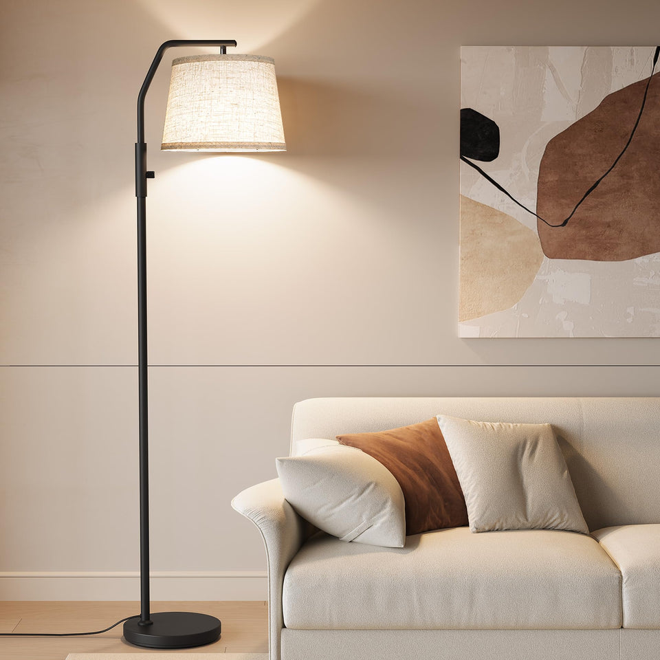 SUNMORY arc-head adjustable floor lamp for precise living room lighting