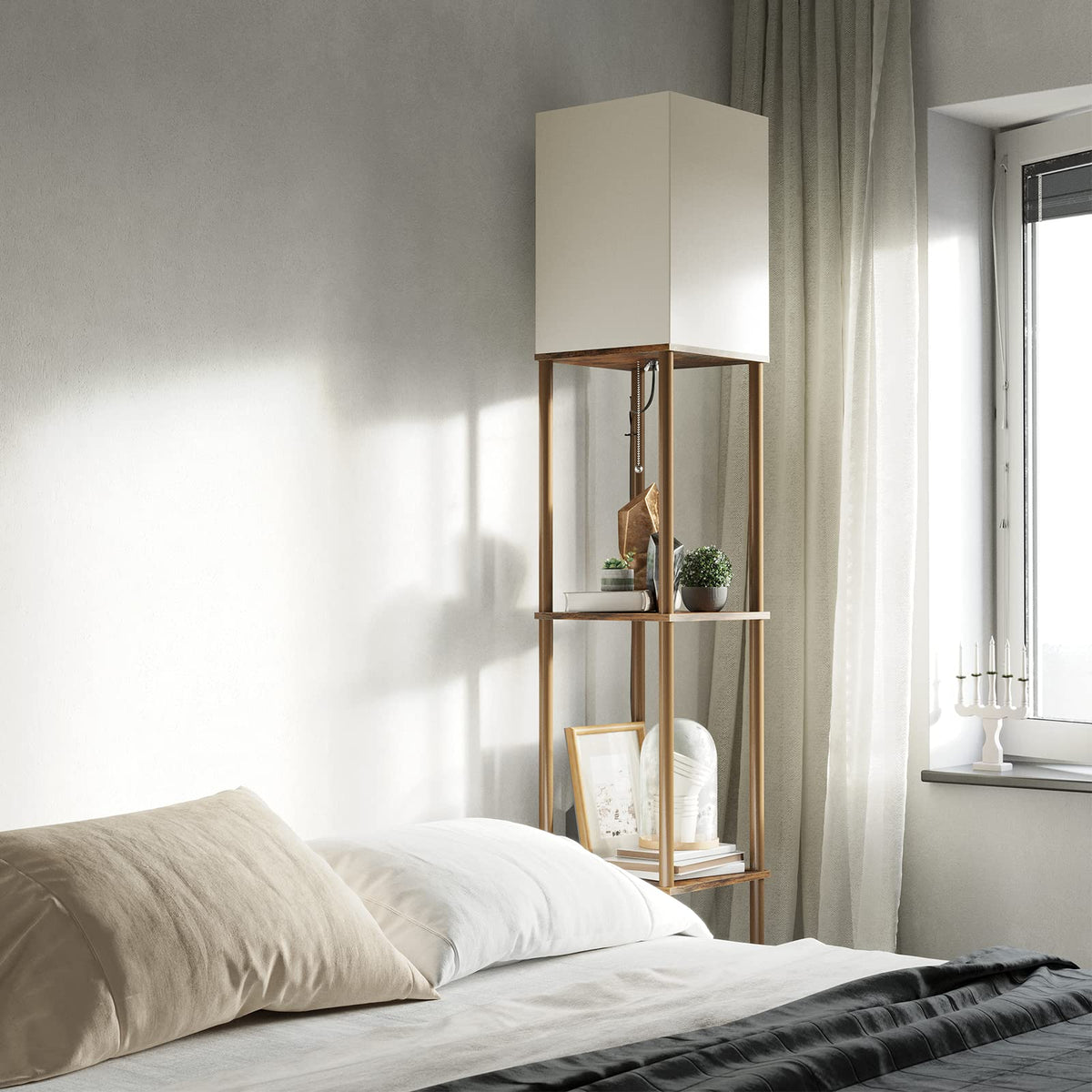 SUNMORY lamp shows color temperature options for reading, relaxing, or entertaining.