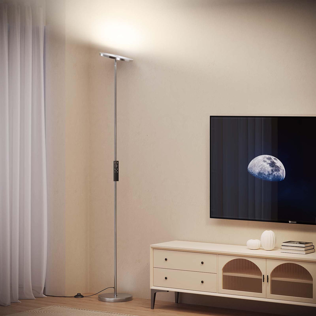 SUNMORY heavy base ensures stability for safe, steady illumination.