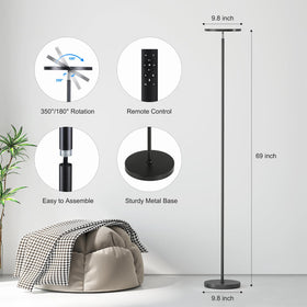 SUNMORY lamp head rotates 350 degrees to illuminate every corner