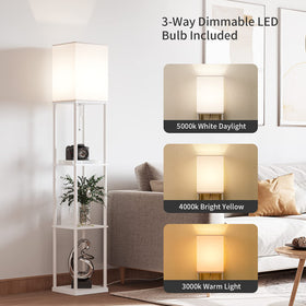 SUNMORY floor lamp shade close-up emphasizing soft, diffuse light