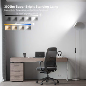 SUNMORY dimmable LED lamp offering stepless brightness for any task.