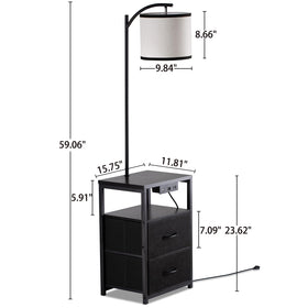 SUNMORY floor lamp warm light ambience, cozy bedside glow.