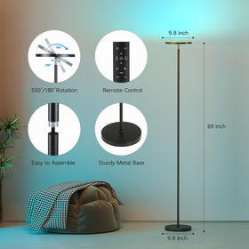 SUNMORY heavy base ensures stability during adjustments and night use