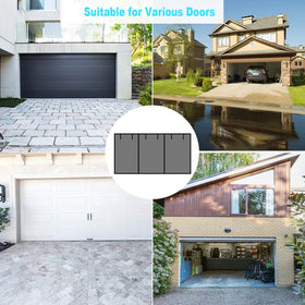Sunmoxia garage-screen in a home garage with pets and family illustrates versatility