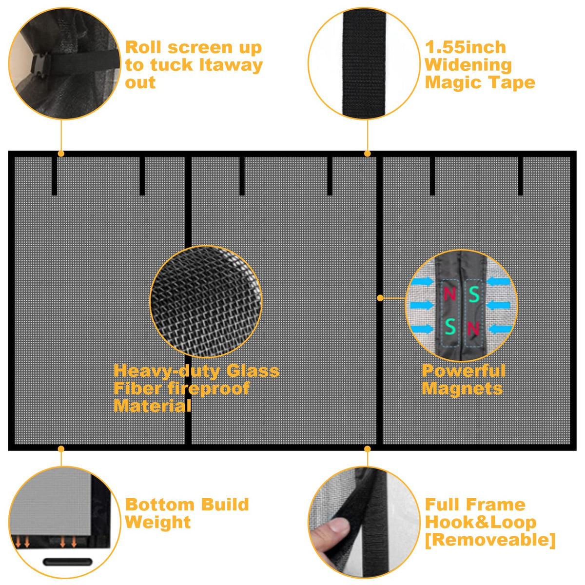 Sunmoxia roll-up storage photo showing easy temporary storage when not in use