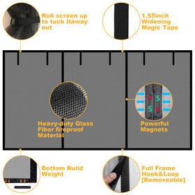Sunmoxia roll-up storage photo showing easy temporary storage when not in use