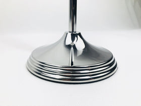 SunnyPoint chrome finish shown with satin nickel option