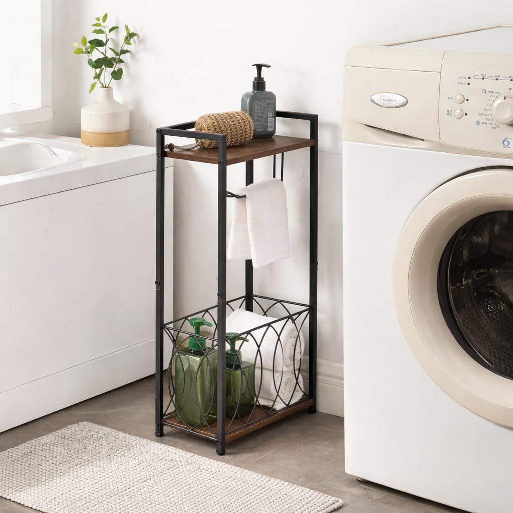 SunnyPoint Classic vertical storage unit keeps extra rolls neatly organized.