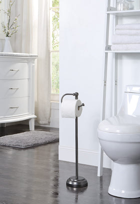 SunnyPoint Classic black nickel finish on a modern bathroom stand