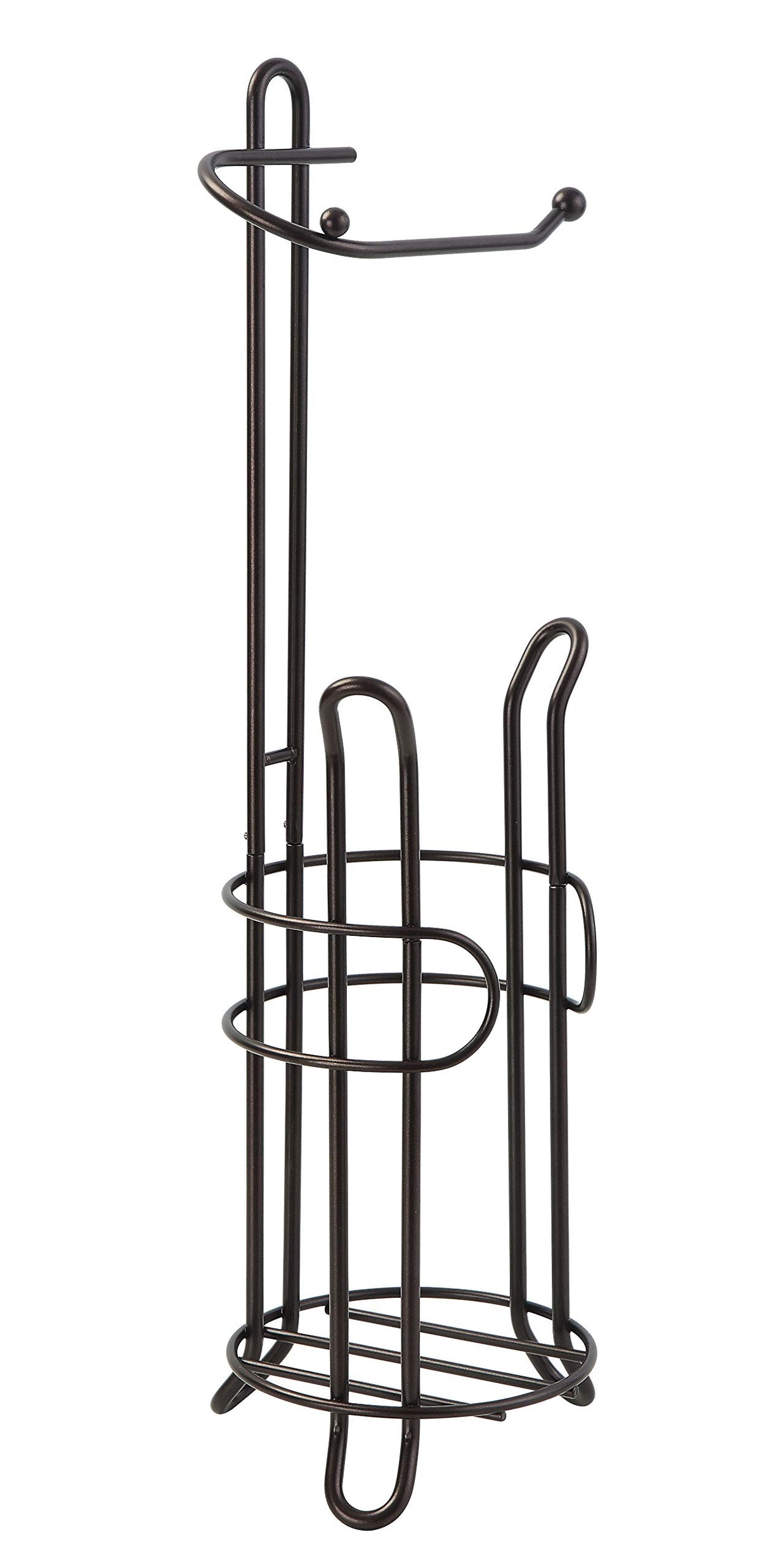 SunnyPoint heavy-duty steel with oil-bronze finish provides durable bathroom organization