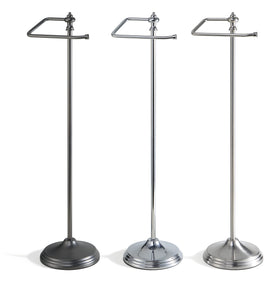 SunnyPoint stylish chrome stand supports easy roll changes