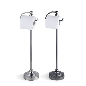 SunnyPoint free-standing bathroom tissue holder for easy roll access