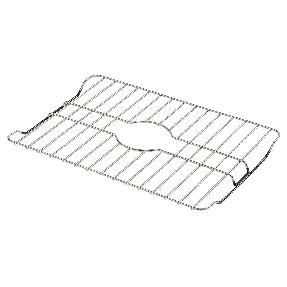 SunnyPoint sink protector rack base view highlights sturdy rust resistant grid for sink protection