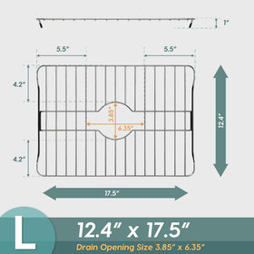 SunnyPoint protector rack drying area demonstrates versatile use as a drying mat for dishes