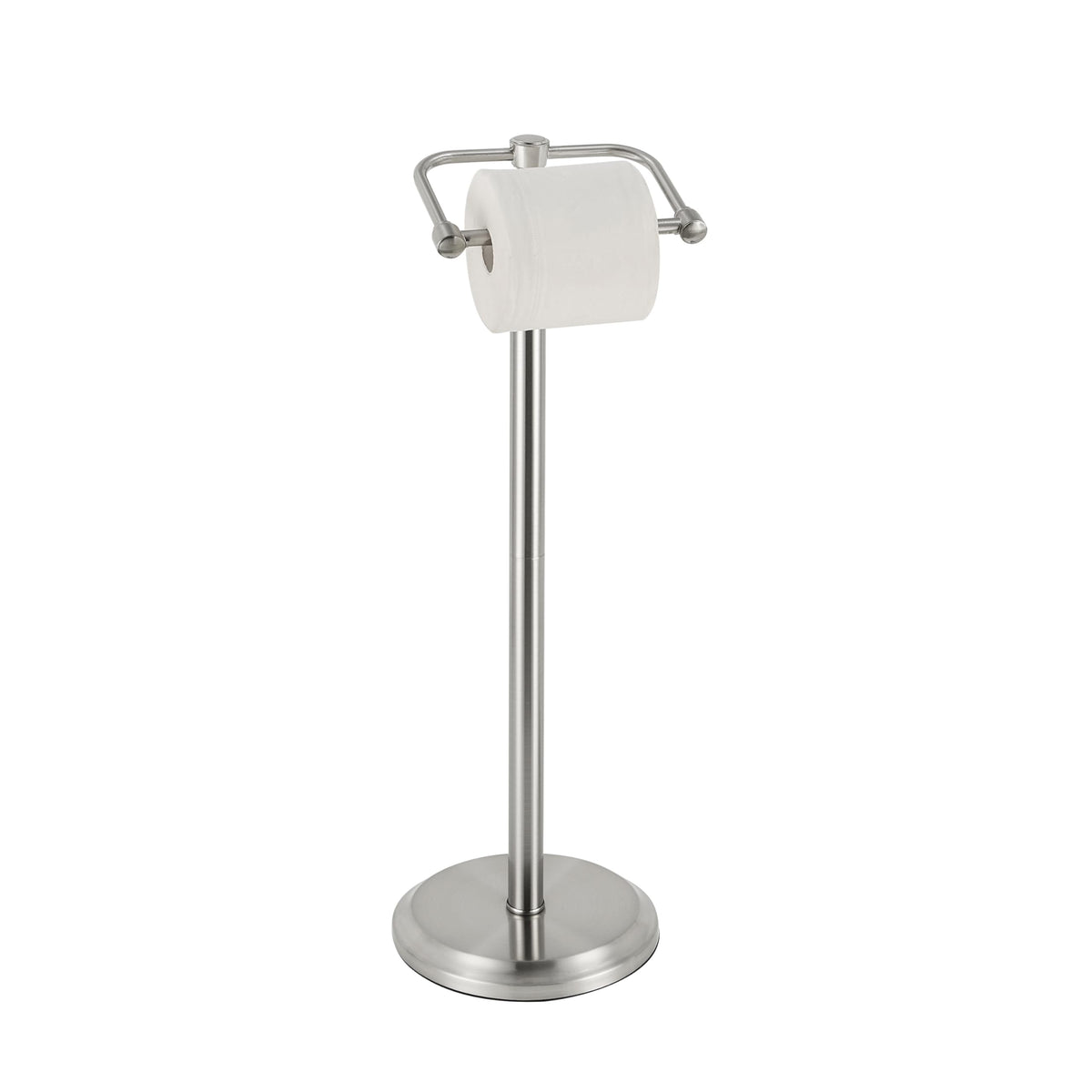 SunnyPoint toilet paper holder base provides stability on busy bathroom floors