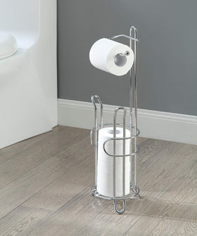 SunnyPoint storage stand keeps three spare rolls neatly at hand.