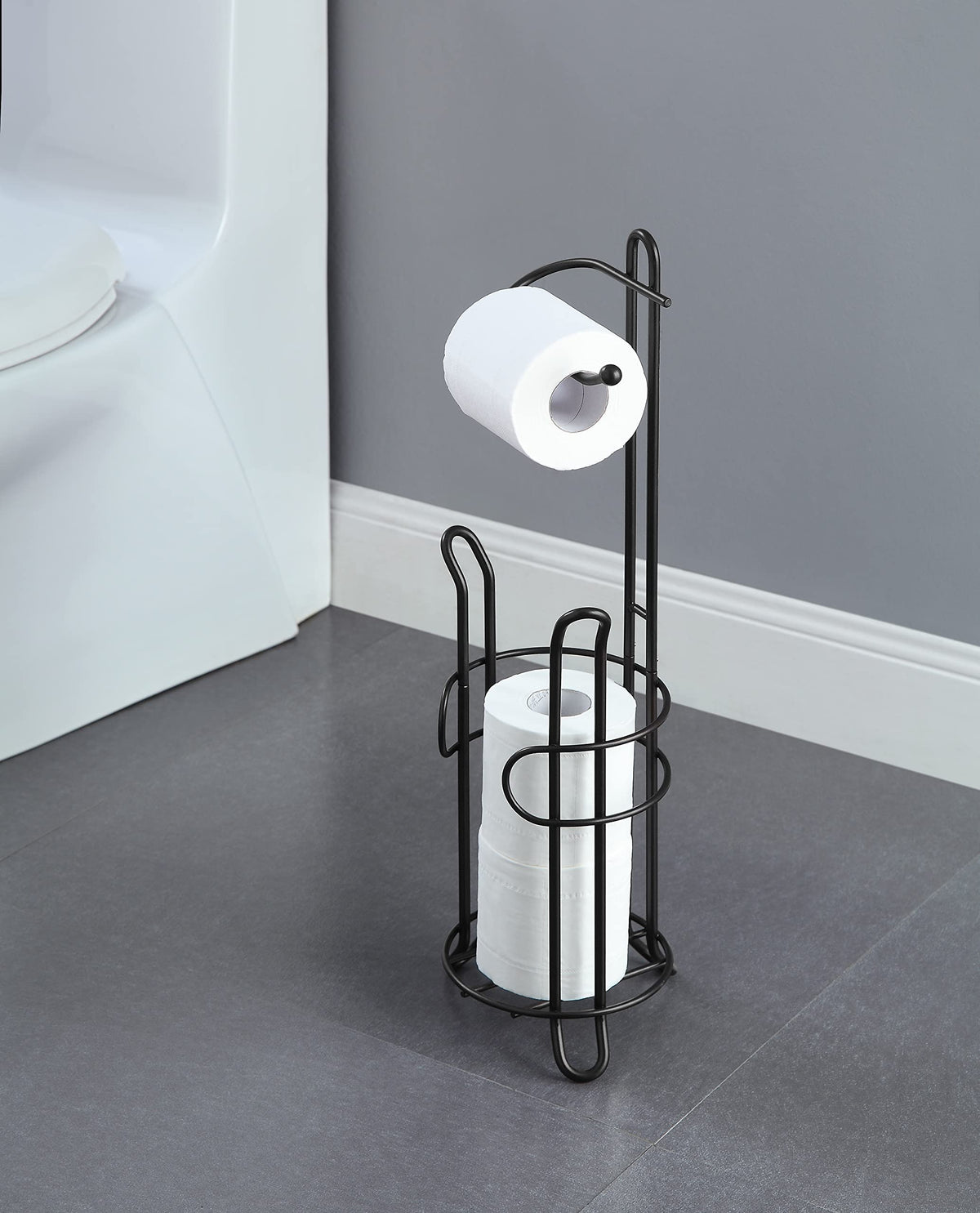 SunnyPoint spare rolls storage keeps backups neatly tucked below the top stand