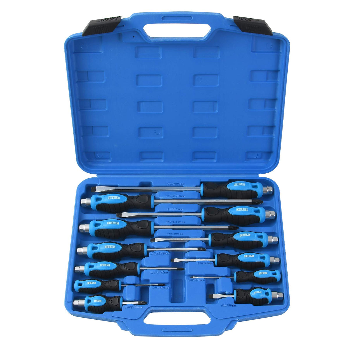 Sunplux go-thru steel blades endure hammering and impact.