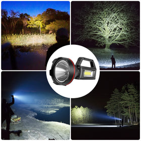 SunPro Rechargeable Spotlight's lightweight design enables easy carrying on hikes.
