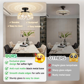 SunRider black vintage finish highlights retro appeal for living rooms and entryways.