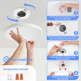 SunRider rotating mounting plate enables quick, hassle-free setup.