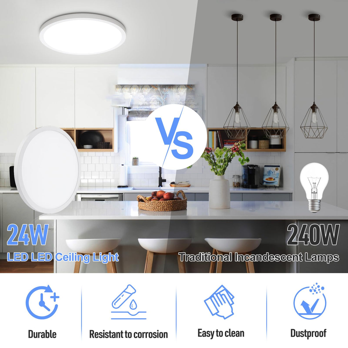 SunRider ultra-thin round light offers clean, modern aesthetics.