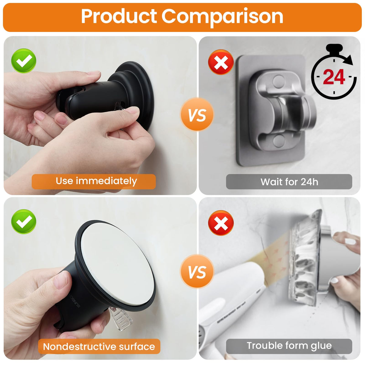 Sunschois reusable suction mount reduces waste and mess