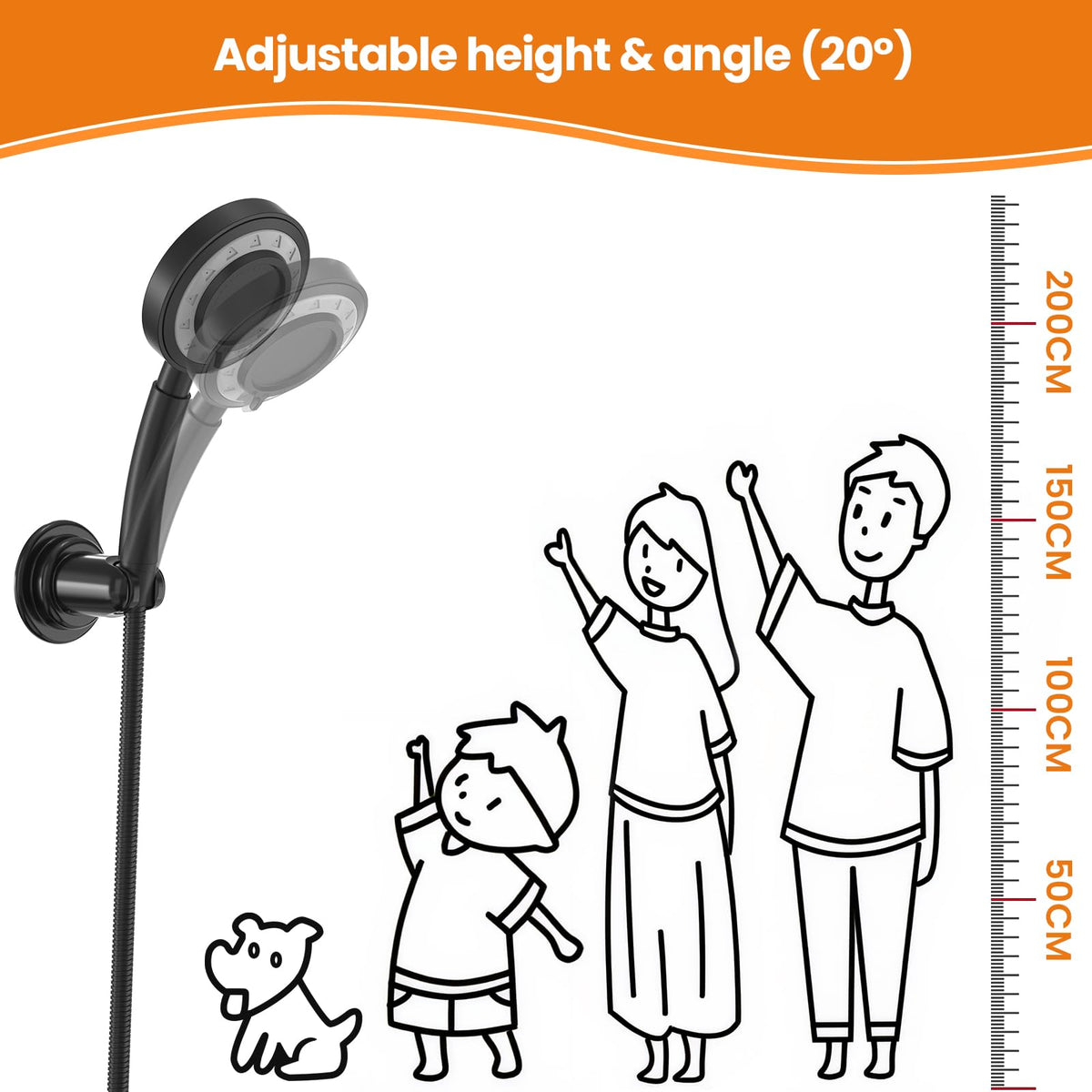 Sunschois smooth-slide adjustment for quick angle changes